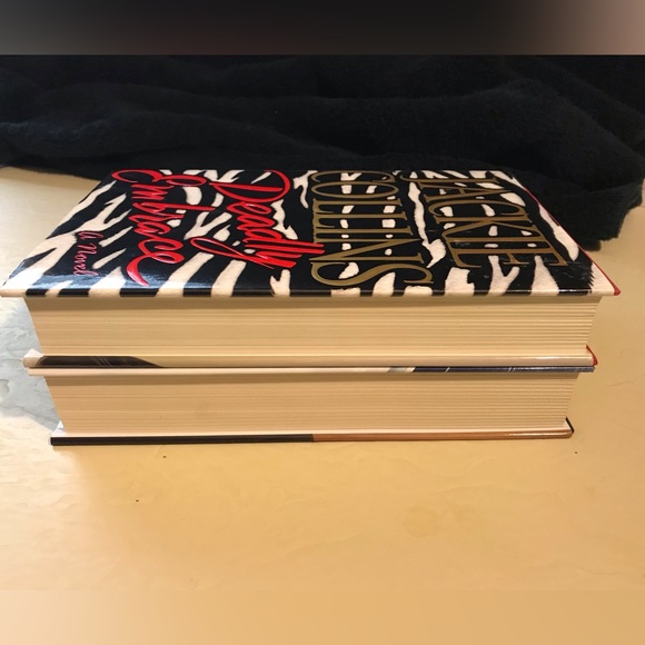 Lot/2 Jackie Collins Hardback Books “The Power Trip” “Deadly Embrace” - Picture 5 of 7